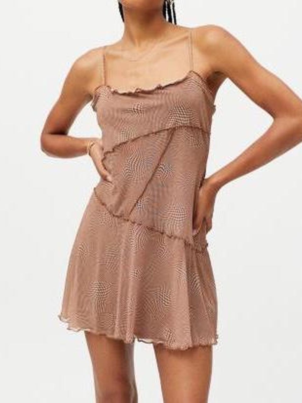 Urban Outfitters Brown Moxie Mess Mini Dress - XS